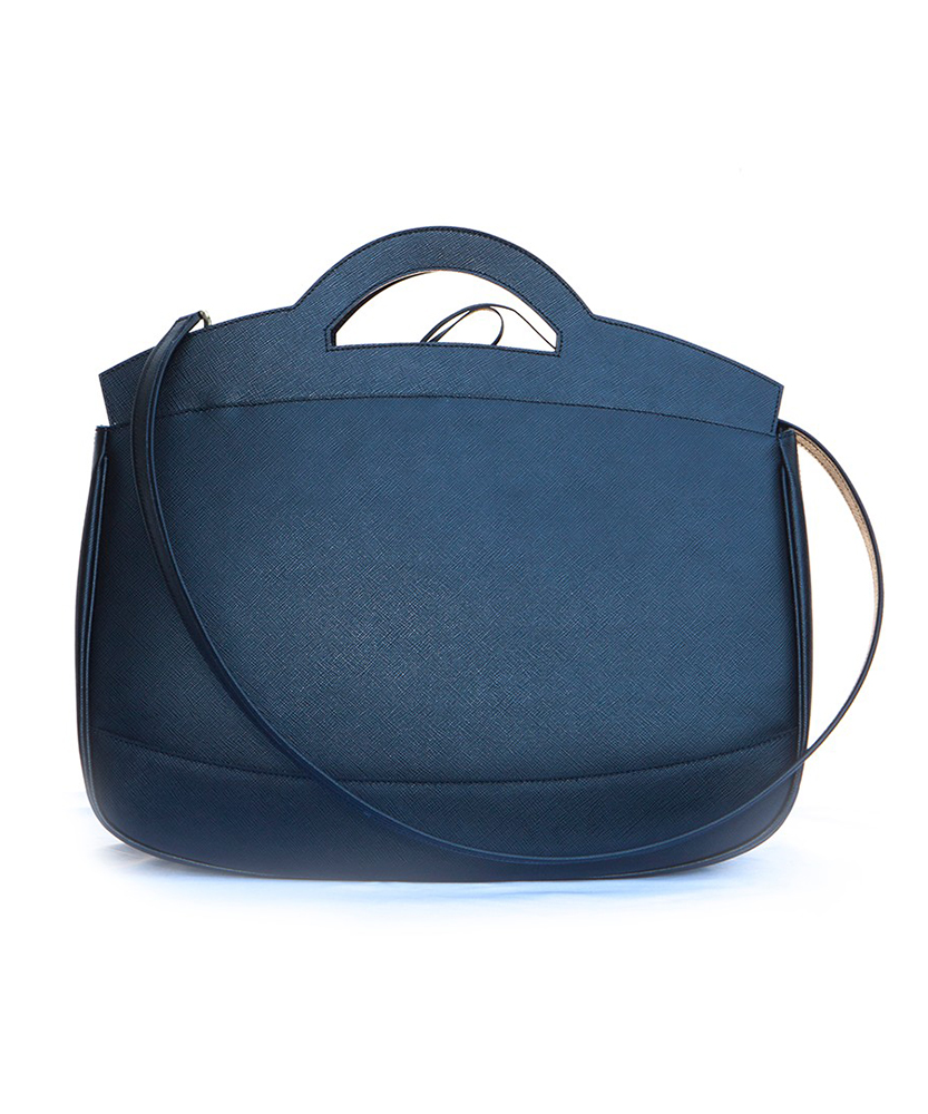 Morgana in pelle blu